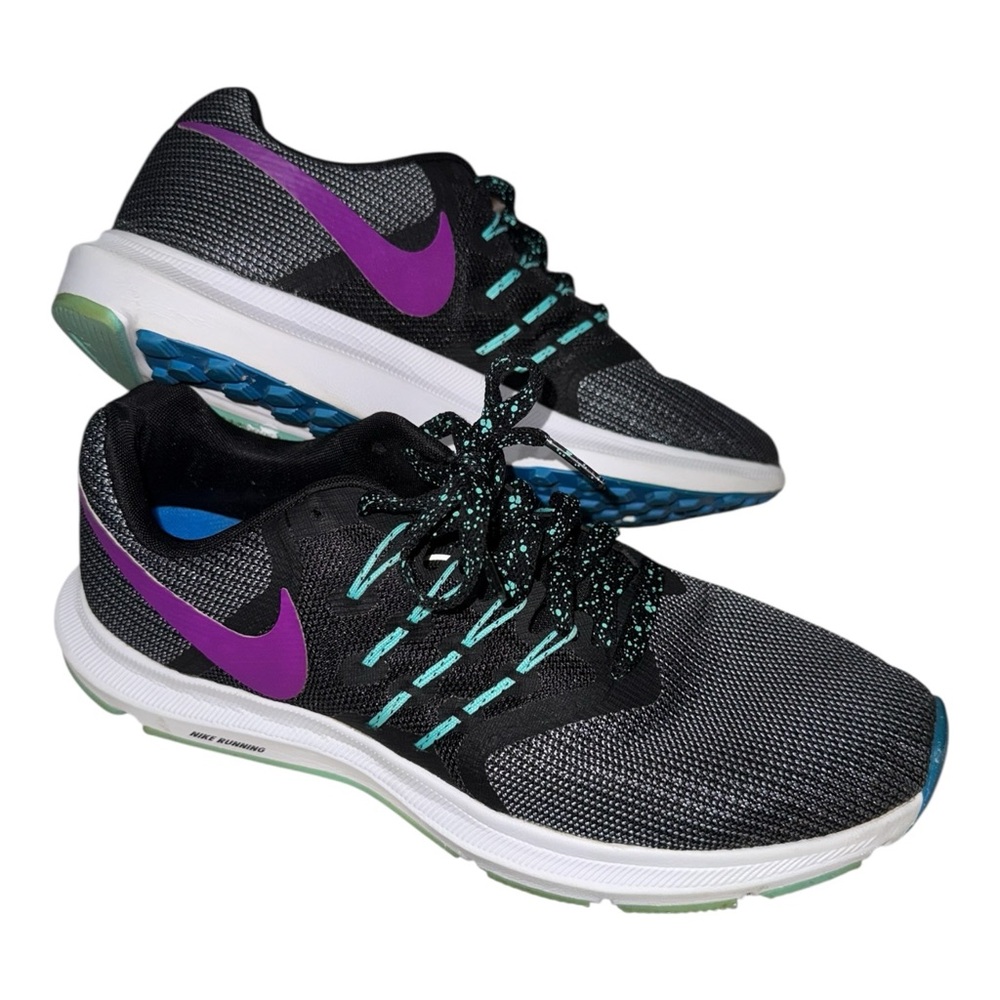 Nike Run Swift SE Running Shoes Black, Purple & Turquoise - Women’s Size 10 - Picture 3 of 13